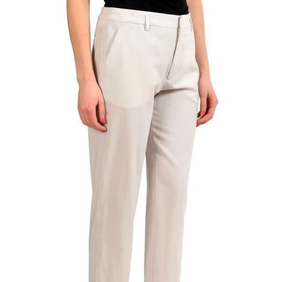 Maison Margiela "1" Women's Light Gray Casual Pants US S IT 40 - Picture 1 of 6